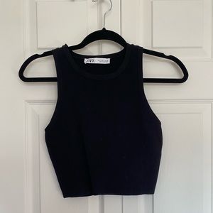 Zara knit crop top